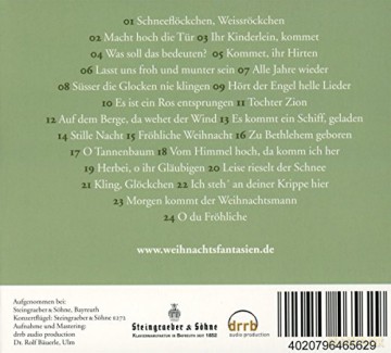 Jens Schlichting: 24 Weihnachtsfantasien [CD]
