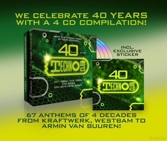 40 Years Techno Club [CD]