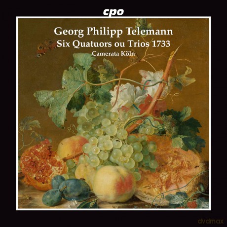 Georg Philipp Telemann: 6 Quatuors ou Trios (1733) [CD]