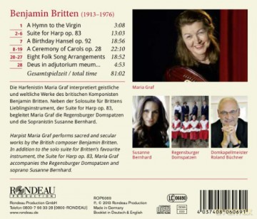 Benjamin Britten: A Ceremony of Carols op.28 [CD]