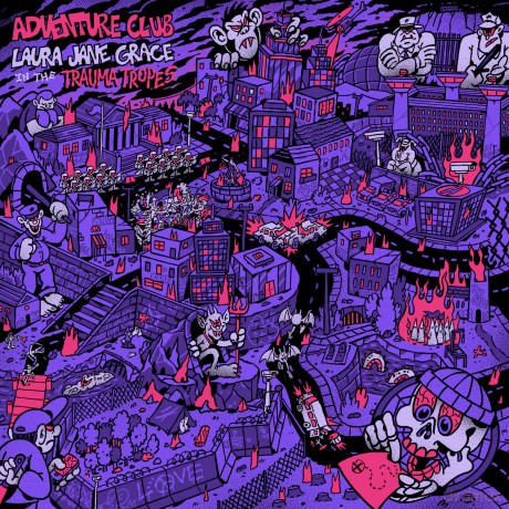 Laura Jane Grace In The Trauma Tropes: Adventure Club (Opaque Hot Pink) [Winyl]