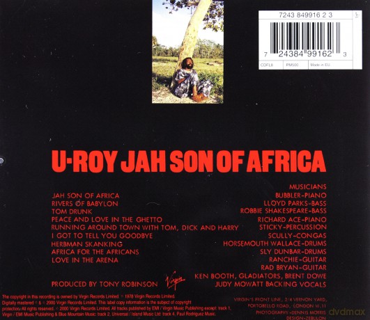 U-Roy: Jah Son Of Africa [CD]