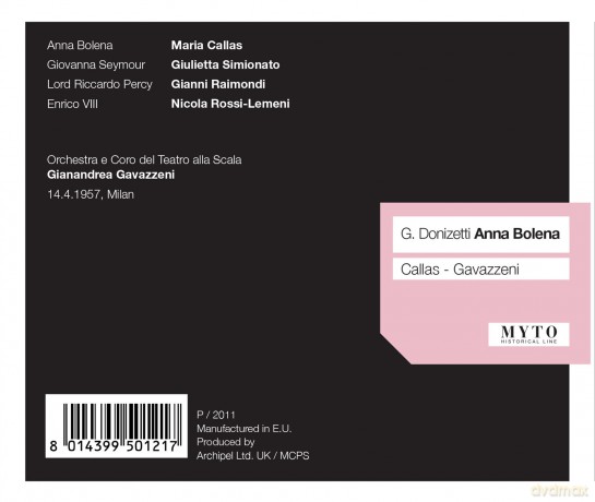 Gaetano Donizetti: Anna Bolena [2CD]