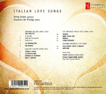 Anna Leese - Italian Love Songs [CD]