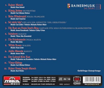 Rainermusik Salzburg: Anno dazumal... [CD]