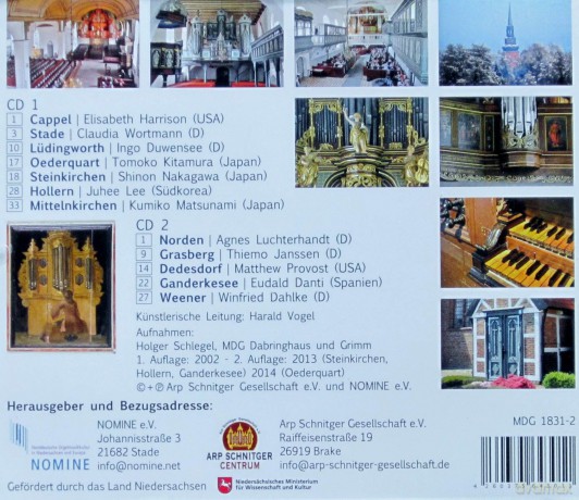 Arp Schnitger in Niedersachsen [CD]