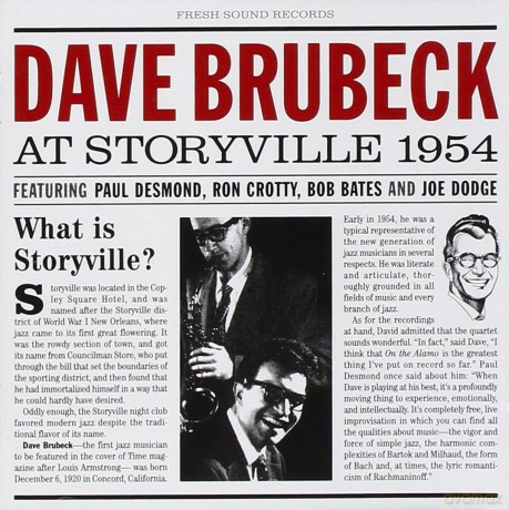 Dave Brubeck: At Storyville 1954 [CD]