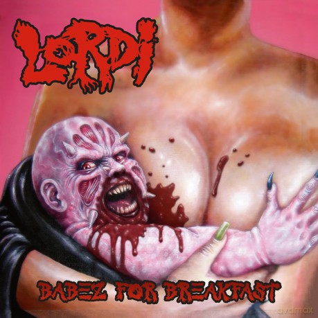 Lordi: Babez For Breakfast (Limited Numbered) (Blood Red & Black Marbled) [Winyl]