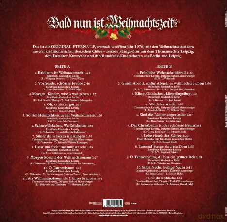 Bald nun ist Weihnachtszeit (Das Original) [Winyl]