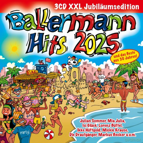 Ballermann Hits 2025 - XXL Jubilaeumsversion [3CD]