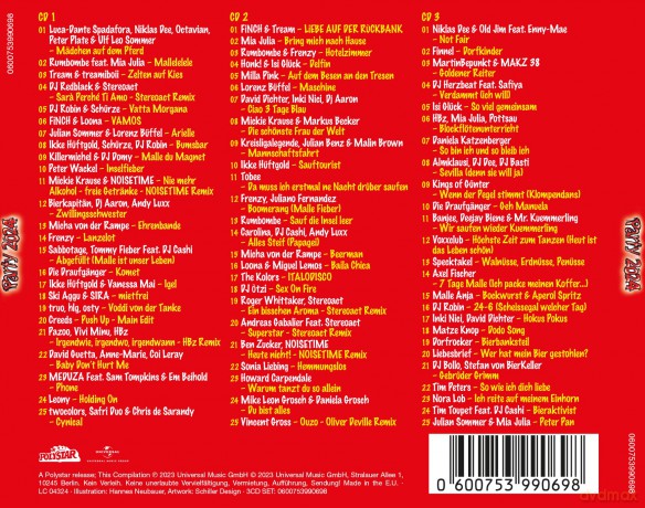 Ballermann Hits Party 2024 (XXL Fan) [3CD]