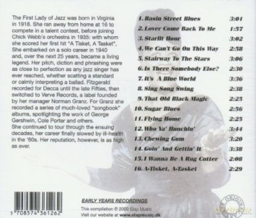 Ella Fitzgerald: Basin Street Blues [CD]