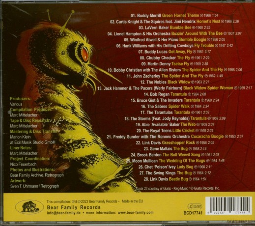 Beware! Insects and Spiders! - 28 Buzzin' Blasters From The Vaults Of Horror [CD]