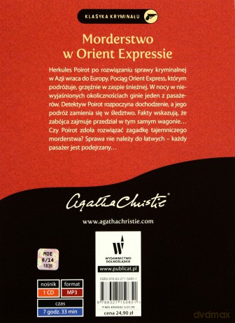 Morderstwo W Orient Expressie (Audiobook)