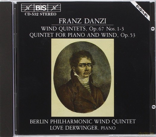 Franz Danzi: Blaeserquintette op.67 Nr.1-3 [CD]