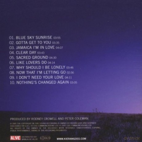 Kieran Goss: Blue Sky Sunrise [CD]