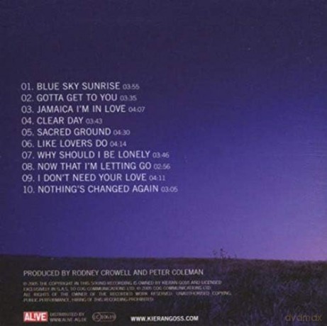 Kieran Goss: Blue Sky Sunrise [CD]