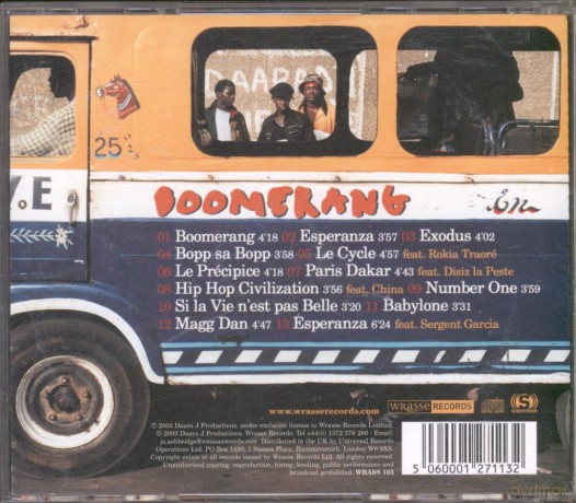 Daara-J: Boomerang [CD]