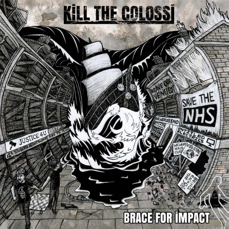 Kill The Colossi: Braces for Impact (Red/Black/Grey Swirl) [Winyl]