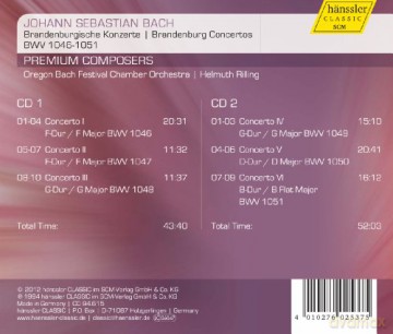 Johann Sebastian Bach: Brandenburgische Konzerte Nr.1-6 [2CD]