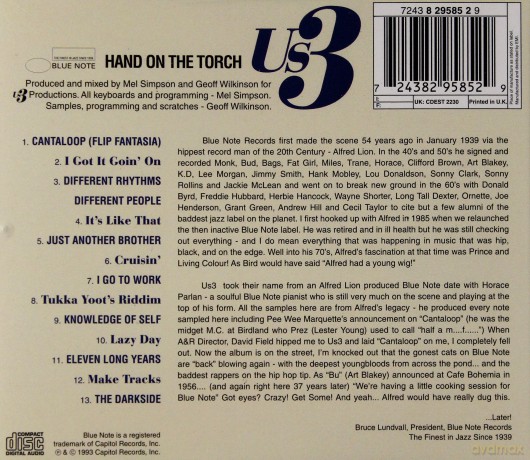US3: Hand On The Torch [CD]
