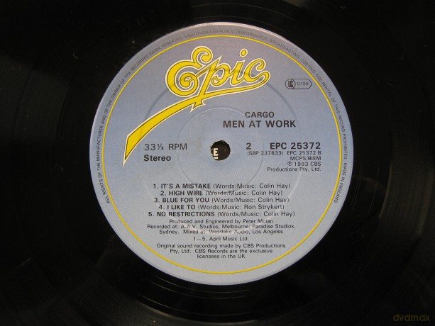 Men At Work: Cargo (Limited Numbered) (Silver Series) [Winyl]