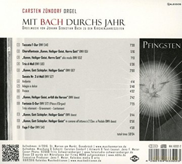 Carsten Zundorf - Mit Bach durchs Jahr Vol.5 [CD]