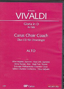Carus Choir Coach - Antonio Vivaldi: Gloria D-Dur RV 589 (Alt) [CD]