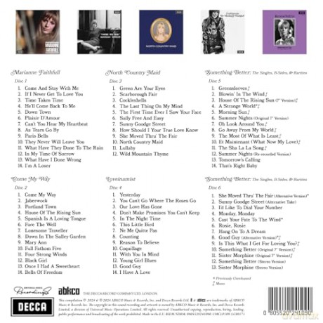Marianne Faithfull: Cast Your Fate To The Wind: The Complete UK Decca Recordings [6CD]