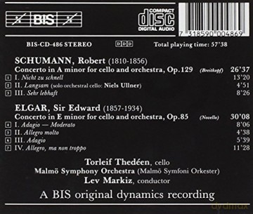 Edward Elgar: Cellokonzert op.85 [CD]