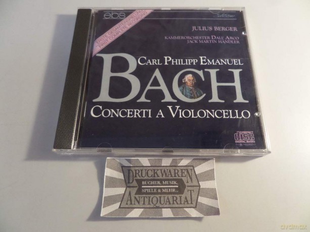 Carl Philipp Emanuel Bach: Cellokonzerte Wq.170-172 [CD]