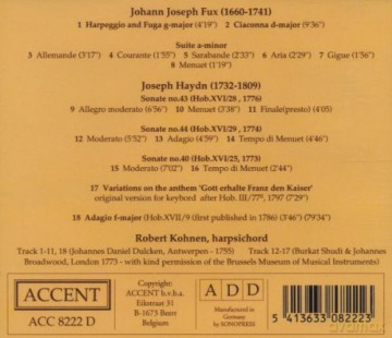 Johann Joseph Fux: Cembalowerke [CD]