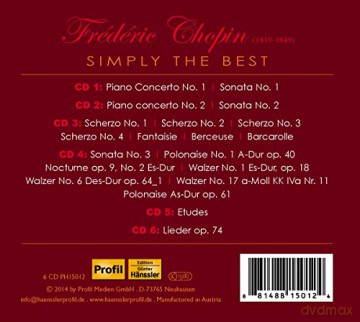 Frederic Chopin: Chopin - Simply The Best [CD]