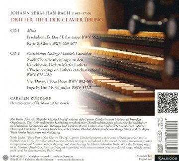 Johann Sebastian Bach: Choraele BWV 669-689 Orgelmesse [2CD]