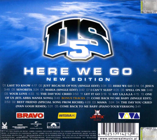 US5: Here We Go (PL) [CD]