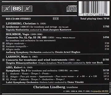 Christian Lindberg - Trombone Concertos from the North [CD]