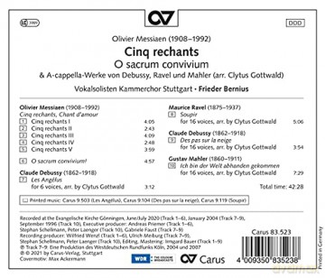 Olivier Messiaen: Cinq Rechants [CD]