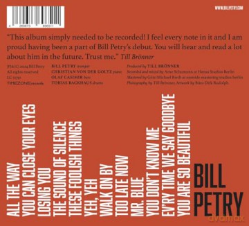 Bill Petry: Close Your Eyes [CD]