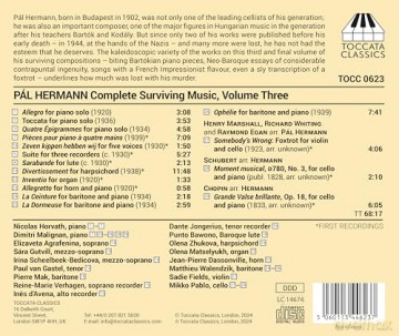Pal Hermann: Complete Surviving Music Vol.3 [CD]