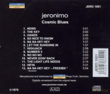 Jeronimo: Cosmic Blues [CD]