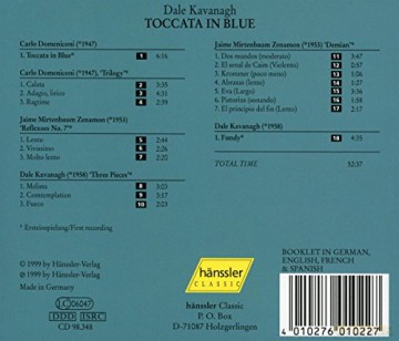 Dale Kavanagh - Toccata in Blue [CD]