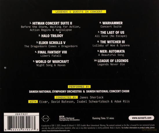 Danish National Symphony Orchestra - Gaming X Symphony (Legends and Quests in Concert) [CD]