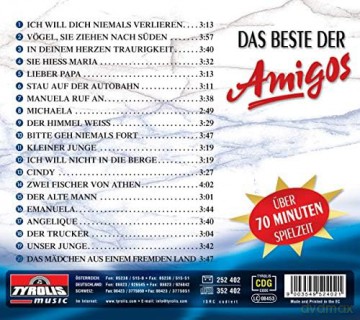 Die Amigos: Das Beste der Amigos Folge 2 [CD]