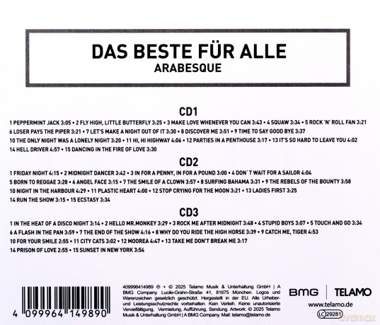 Arabesque: Das Beste fur Alle [3CD]