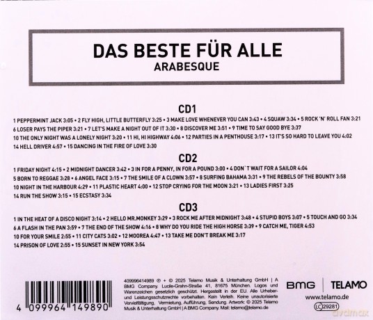 Arabesque: Das Beste fur Alle [3CD]