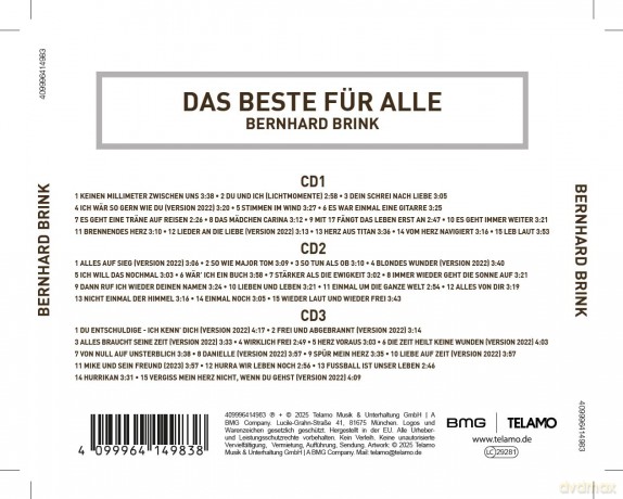 Bernhard Brink: Das Beste fur Alle [3CD]