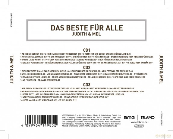 Judith & Mel: Das Beste fur Alle [3CD]