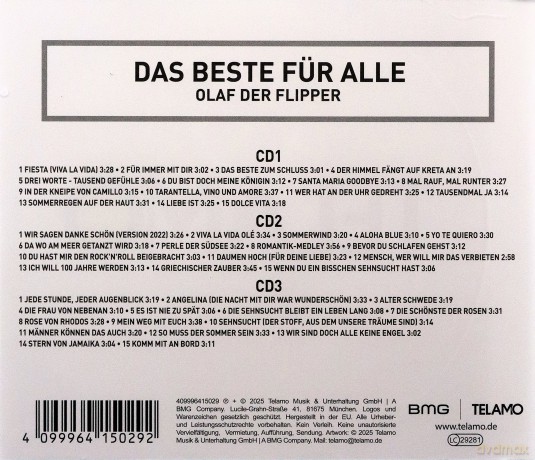Olaf Der Flipper: Das Beste fur Alle [3CD]