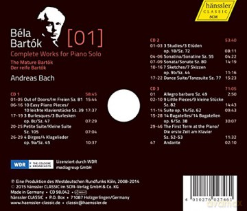 Bela Bartok: Das Klavierwerk Vol. 1 - Der reife Bartok [3CD]