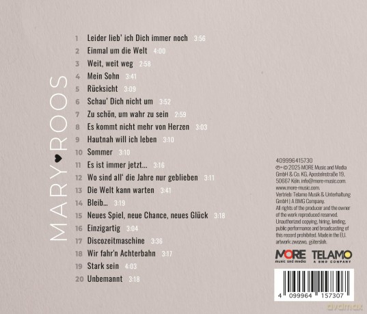 Mary Roos: Das Schlager-Studio praesentiert: Mary Roos [CD]